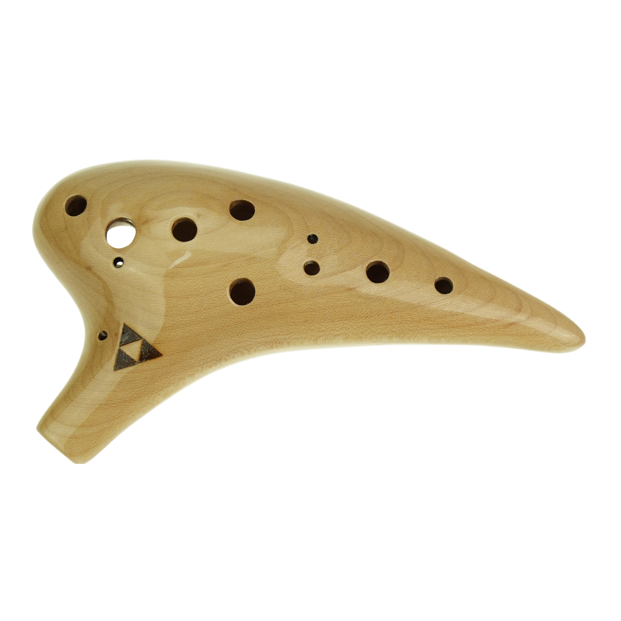 pieta　okarina Excellent 1C 12 Hole Wooden Ocarina Alto C Maple Wood ,Tenor C Ocarina, Gift