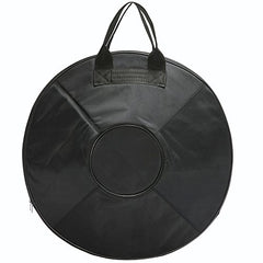 "OW" hand pan in D Minor 9 notes steel hand drum + Soft Hand Pan Bag (22.8" (58cm), Brass Surface (D Minor) 9 notes D3 A Bb C D E F G A)