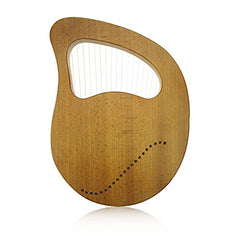 OcarinaWind Forest Melody 21-Strings Spruce Wooden Lyre Harp,Mahogany Back&Side with Carry Bag,Tuning Wrench,Guitar Picks,Cleaning Cloth and backup 21 Strings