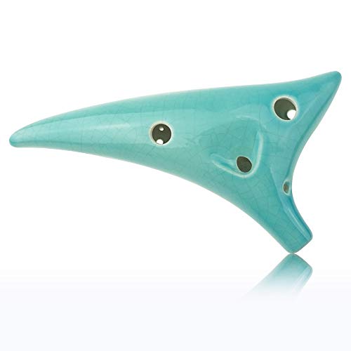 OcarinaWind® 12 Hole Sweet Potato Ocarina Pottery Ocarina in Alto C