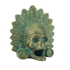 “OW” Aztec Death Whistle - Produces Loud Human-like Screams at high Decibels, 126+ Decibels Loud,Self Defense Whistle, Great Gift Idea (Antique Bronze)