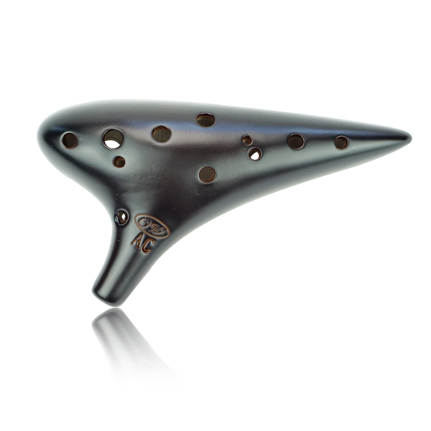 OcarinaWind® "Whisper of Angel" 12 Hole Alto C Smoked Strawfire Ocarina, a Fantastic Ocarina for Performance, Special Designed By Ocarinawind Gift Idea