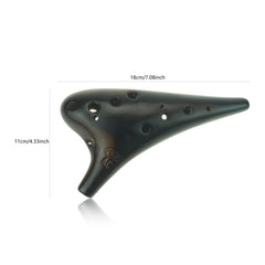 12-Hole Plastic Ocarina, Alto C, A4-F6 Range