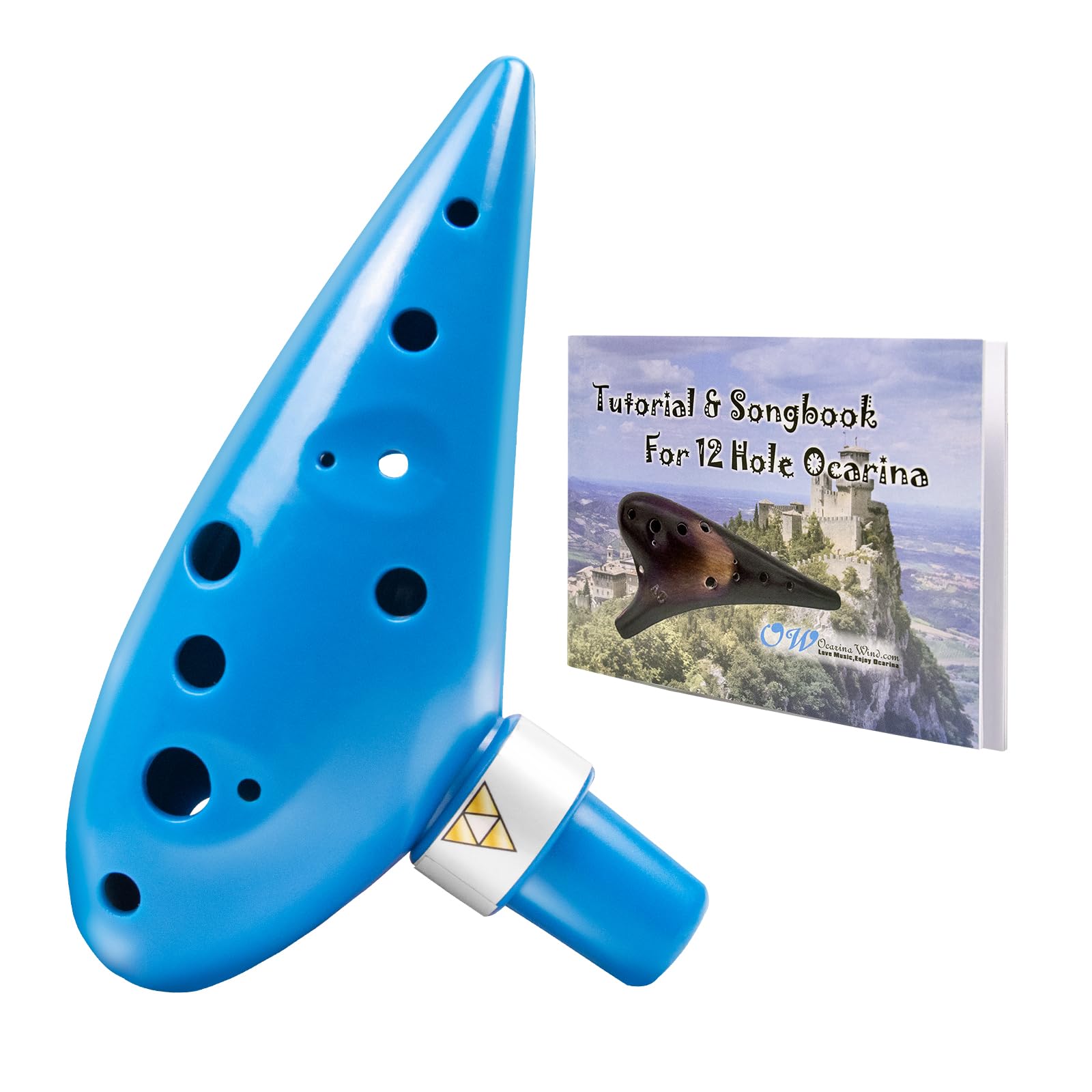 "Ocarina of Time" 12 Hole Plastic,12 Hole Alto C Ocarina,Unbreakable Plastic by OcarinaWind,Christmas Gift Idea