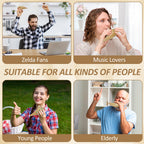 12 Hole Wooden Ocarina Alto C Maple Wood ,Tenor C Ocarina, Gift Idea for Zelda Fans