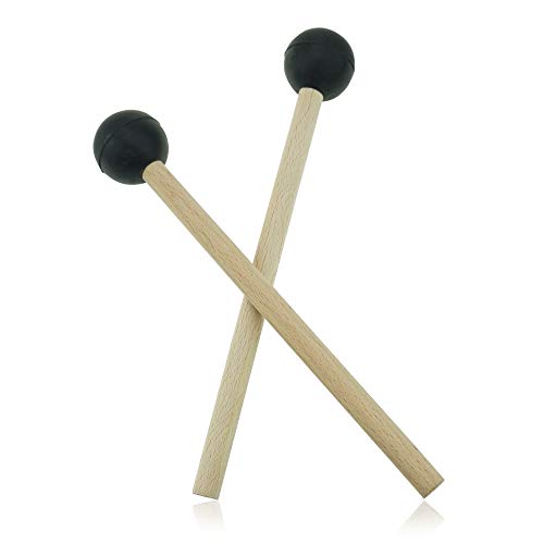 "OcarinaWind" 10 inches C Major Steel Tongue Drum Brown 11 Notes with Padded Drum Bag and Couple of Mallets, Beautifully finished and peaceful sound