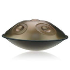 "OcarinaWind" Hand Pan in D Minor 11 Notes Steel Hand Drum,440HZ (22.8" (58cm), Brozne 11 Notes-D3 A3 B3b C4 D4 E4 F4 G4 A4 C5 D5) with Soft Hand Pan Bag