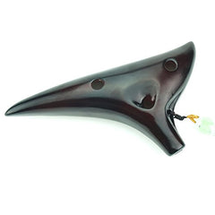 OcarinaWind Dragon Rythem 12 Hole Alto C Smoked Straw Fire Ceramic Ocarina, Collectible, Gift Ideas,Unique Design Music Instrument Gift Idea