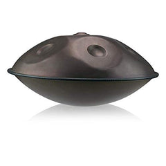 "Lark Music" hand pan in D Minor 9 notes steel hand drum (22.8" (58cm), Brozne Surface (D Minor) 9 notes D3 A Bb C D E F G A)