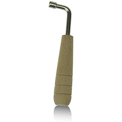 "OW" Lyre Harp 10 Metal String Wooden Saddle Mahogany Lye Harp with Tuning Wrench and Lyre Harp Bag