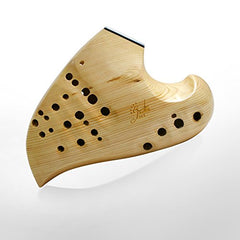Bass Triple Chamber,key of C,pine Wooden Ocarina,unique Design and Exquisite Craft Wd33001