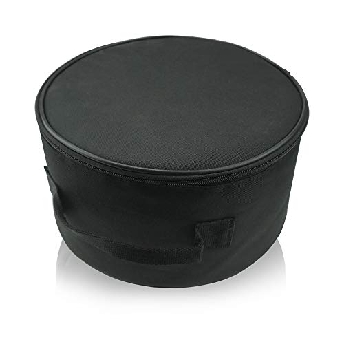 "OcarinaWind" 10 inches C Major Steel Tongue Drum Brown 11 Notes with Padded Drum Bag and Couple of Mallets, Beautifully finished and peaceful sound