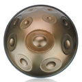 "OcarinaWind" Hand Pan in D Minor 11 Notes Steel Hand Drum,440HZ (22.8" (58cm), Brozne 11 Notes-D3 A3 B3b C4 D4 E4 F4 G4 A4 C5 D5) with Soft Hand Pan Bag