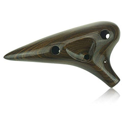 12 Hole Wooden Ocarina Alto C Sandalwood WD12003