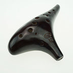 "Mountain Echo" 12 Hole Alto C Ocarina,Stawfired Burning, Unique Design and Well Tuned, Comfortable to Hold and Play (Stawfired)