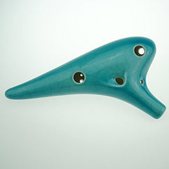 "The Voice of the Earth" 12 Hole Alto C Ocarina,Blue Ice Crack Burning Technology, Unique Design and Well Tuned,High Cost Performance,OcarinaWind