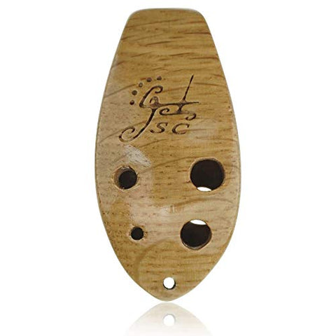 6 hole wooden ocarina Bangkirai Wood Soprano C,Easy Style and beautiful Sound Music Instrument Gift Idea