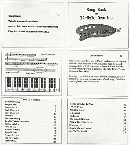 Special Design 12 hole Ocarina,Strawfire Pottery Ocarina,Alto C,Fit for Beginner and Professional Player