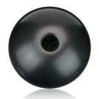"OcarinaWind" Hand Pan in D Minor 12 Notes Steel Hand Drum,440HZ (22.8" (58cm), Black 12 Notes-D3 A3 B3b C4 D4 E4 F4 G4 A4 C5 D5 E5) with Soft Hand Pan Bag