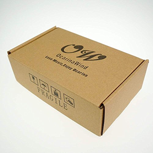 OcarinaWind 12 Hole White Ocarina Exquisite Craft of Ice-crack Alto C Version Music Instrument Gift Idea